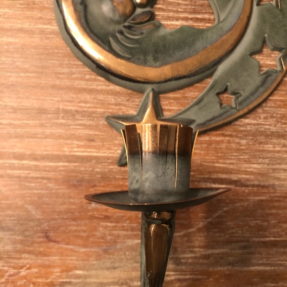 VTG 1994 PARTYLITE RUSTIC MOON CANDLEHOLDER - Picture 3 of 6